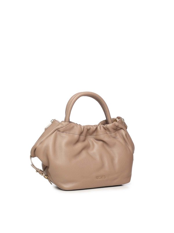 BIASIA: totes bags online - Leather Bag With Logo