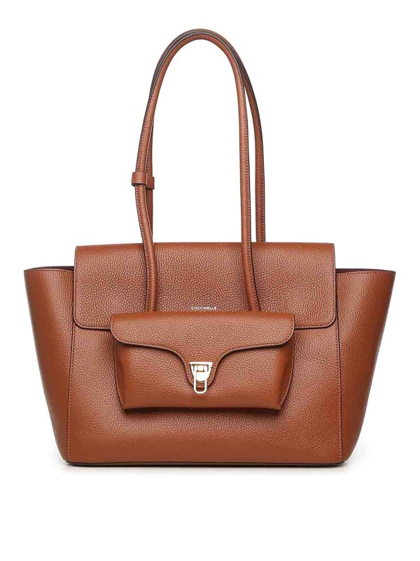 COCCINELLE: Handtaschen - Shopper - Beige