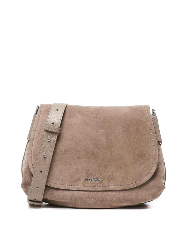 COCCINELLE: shoulder bags - Suede Shoulder Bag