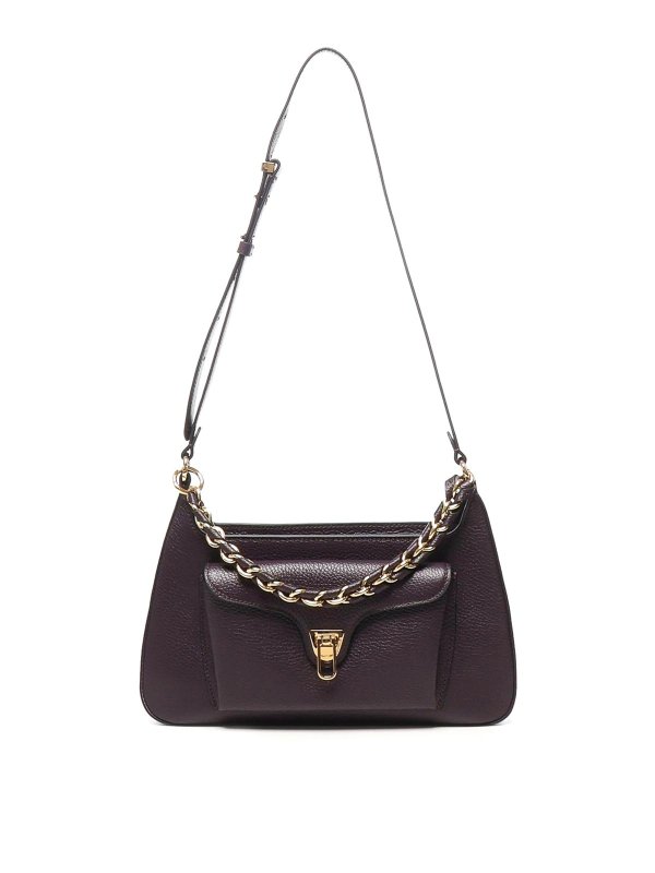 COCCINELLE: Schultertaschen - Schultertasche - Beige