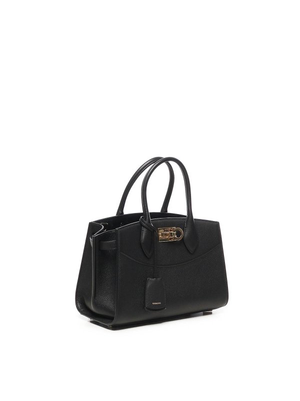 FERRAGAMO: Handtaschen online - Shopper - Schwarz