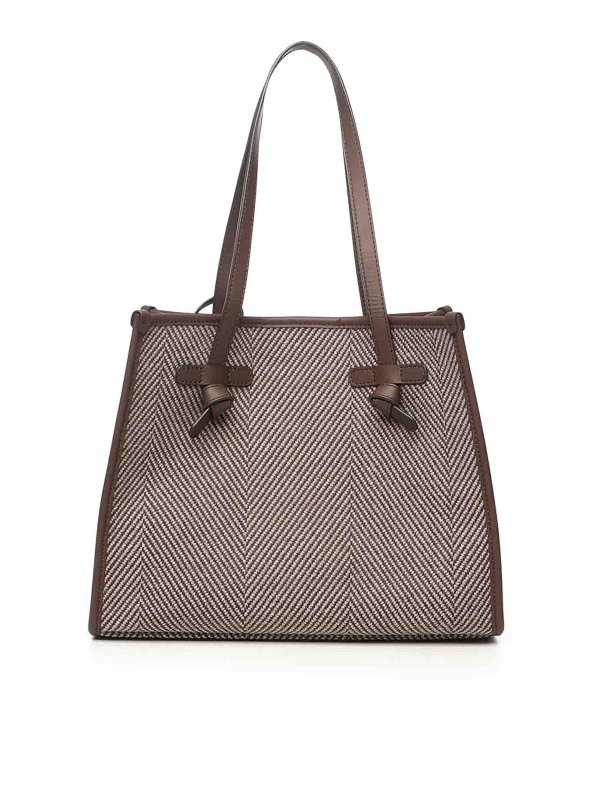 GIANNI CHIARINI: Handtaschen - Shopper - Beige