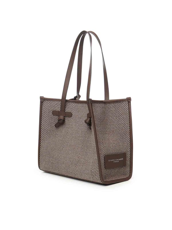 GIANNI CHIARINI: Handtaschen online - Shopper - Beige