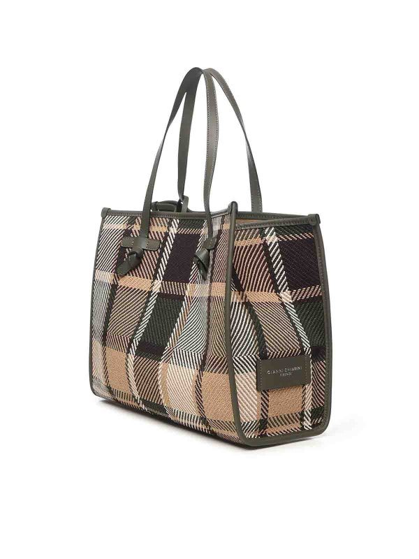 GIANNI CHIARINI: トートバッグ online - トートバッグ - ダークグリーン