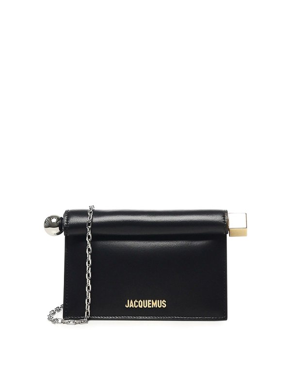 JACQUEMUS: Clutch - Pochette - Noir