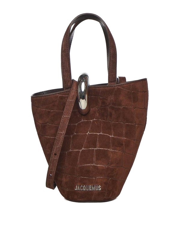 JACQUEMUS: クロスボディバッグ - クロスボディバッグ - ダークブラウン