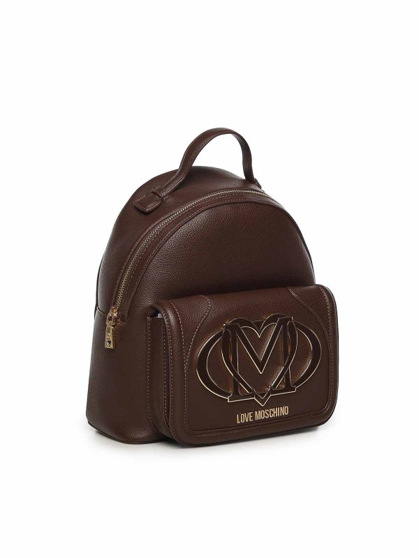LOVE MOSCHINO: Mochilas online - Mochila - Marrón Oscuro