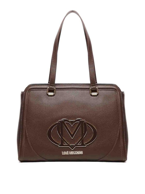 LOVE MOSCHINO: Bolsos Shopping - Bolso Shopping - Marrón Oscuro