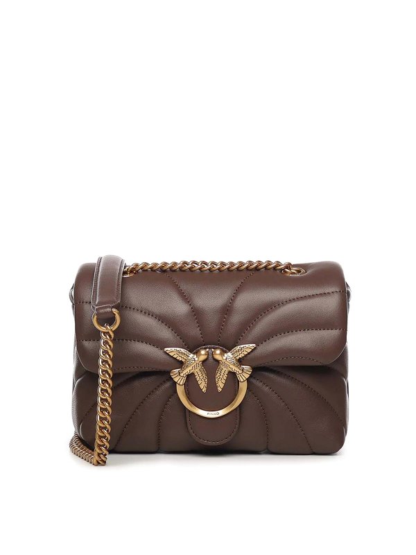 Pinko: shoulder bags - Large Love Bag Puff Butterfly Quilted  Bag