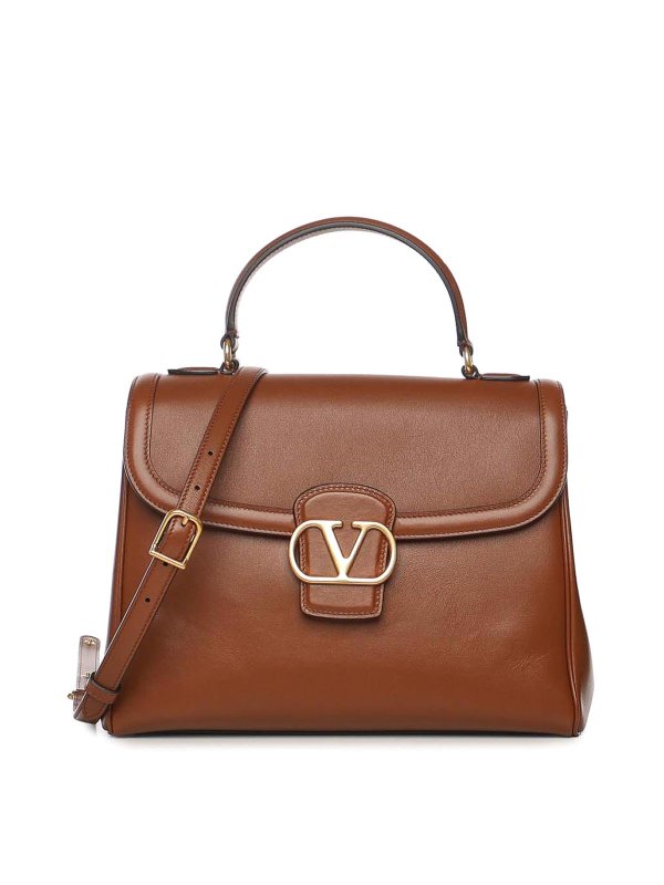 VALENTINO GARAVANI: totes bags - 9To5 Leather Bag