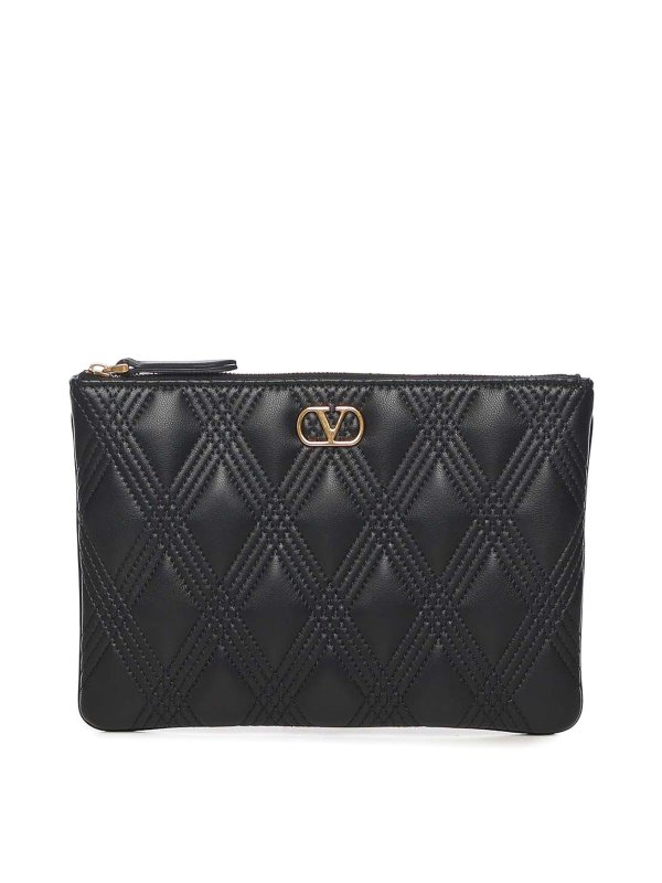VALENTINO GARAVANI: Bolso clutch - Bolso Clutch - Negro