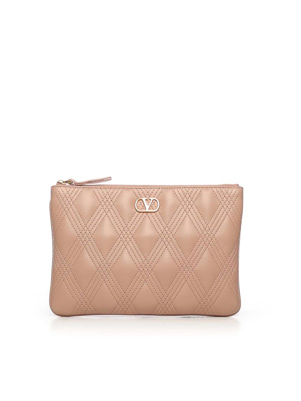 VALENTINO GARAVANI: Bolso clutch - Bolso Clutch - Rosado