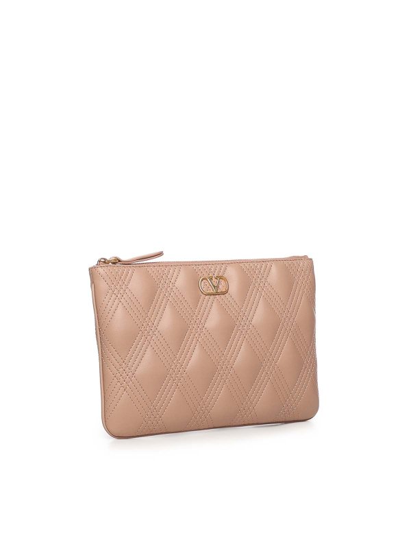 VALENTINO GARAVANI: Bolso clutch online - Bolso Clutch - Rosado