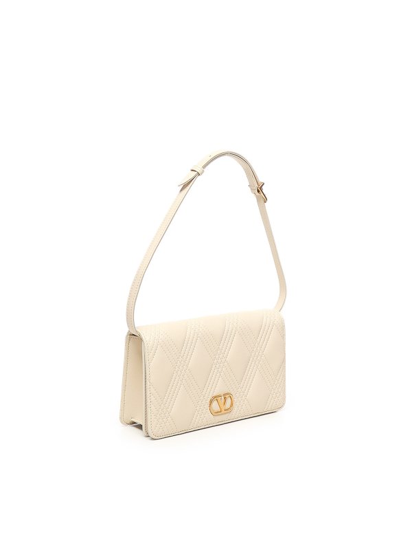 VALENTINO GARAVANI: Schultertaschen online - Schultertasche - Weiß