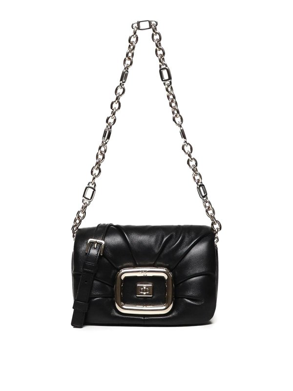 ROGER VIVIER: クロスボディバッグ - クロスボディバッグ - 黒