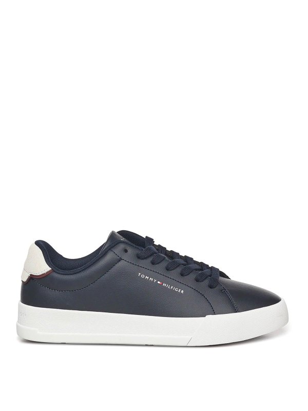 TOMMY HILFIGER: trainers - Leather Sneakers