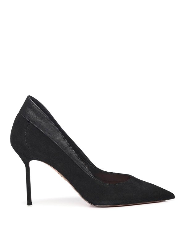 Aquazzura: court shoes - Suede Glove Pumps