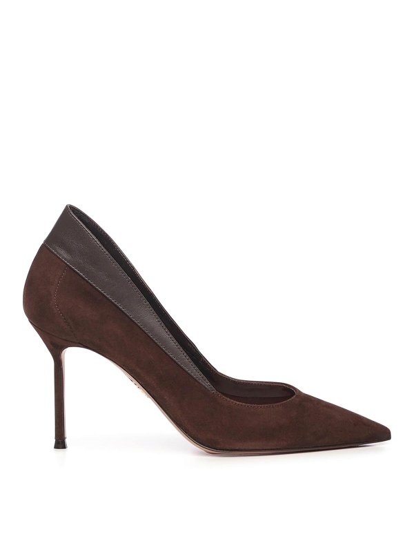 Aquazzura: court shoes - Suede Glove Pumps