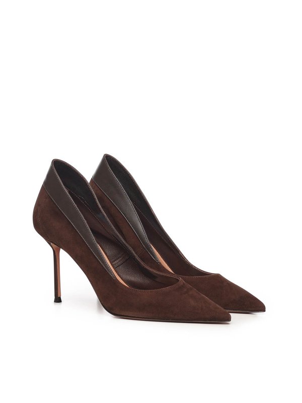 Aquazzura: court shoes online - Suede Glove Pumps