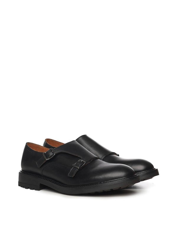 ALEXANDER HOTTO: Loafers & Slippers online - Leather Monk Strap Shoes