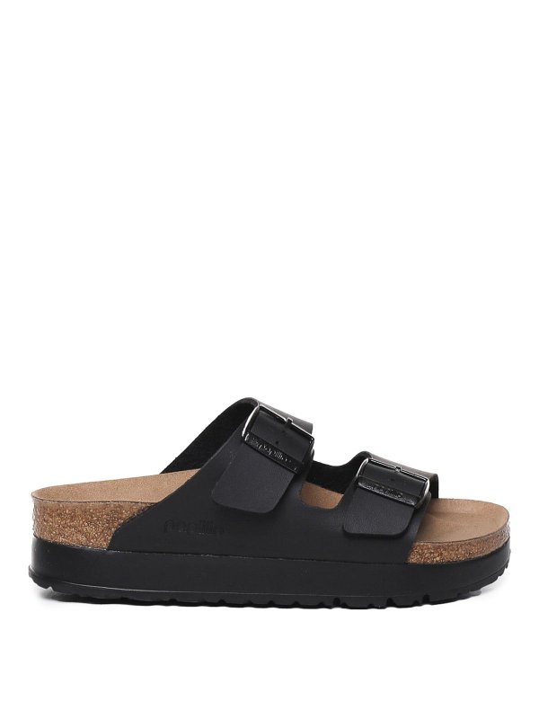 BIRKENSTOCK: サンダル - サンダル - 黒