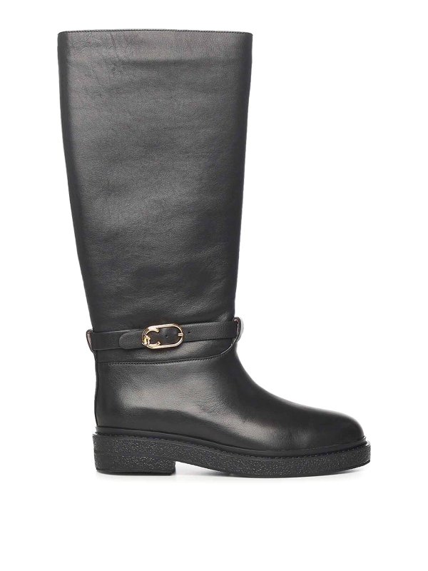 COCCINELLE: ブーツ - ブーツ - 黒