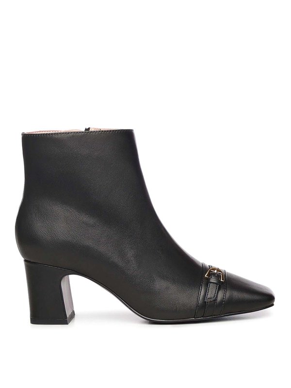 COCCINELLE: ankle boots - Nadja Leather Ankle Boots