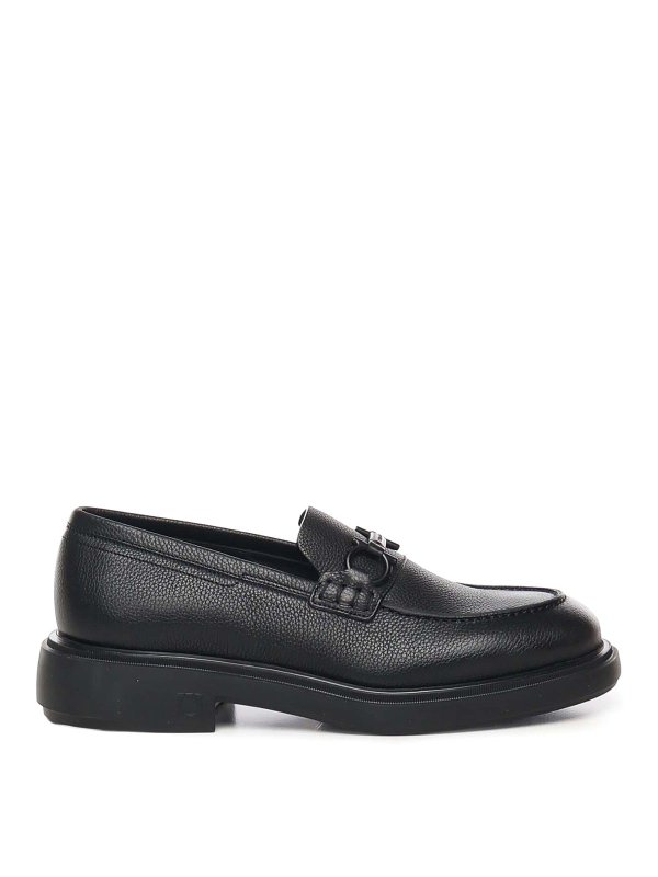 FERRAGAMO: Mocassins & Chaussures bateau - Mocassins - Noir