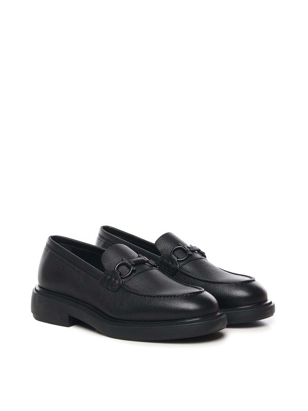 FERRAGAMO: Mocassins & Chaussures bateau online - Mocassins - Noir