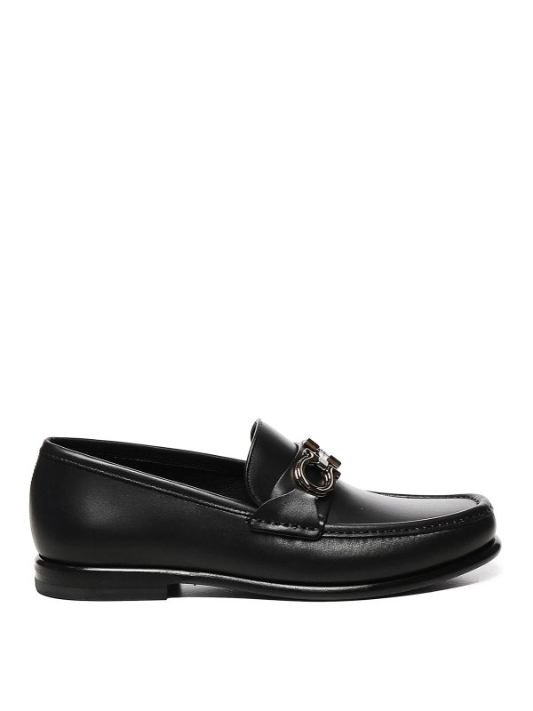 FERRAGAMO: Mocassins & Chaussures bateau - Mocassins - Noir