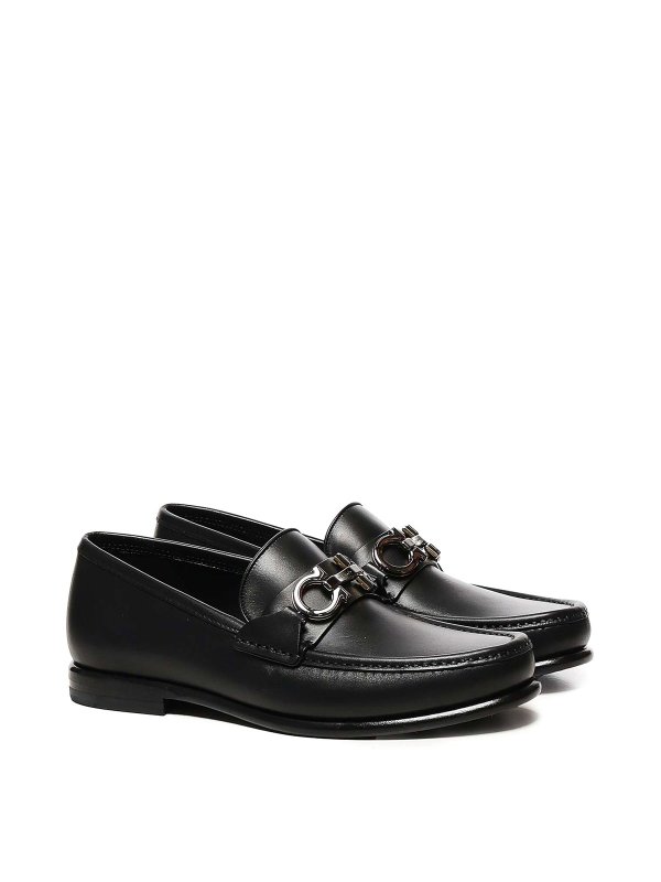 FERRAGAMO: Mocassins & Chaussures bateau online - Mocassins - Noir