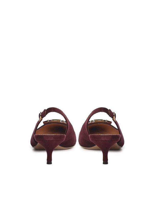 The Best Shops FERRAGAMO: sandals - Leather Gancini Slingbacks