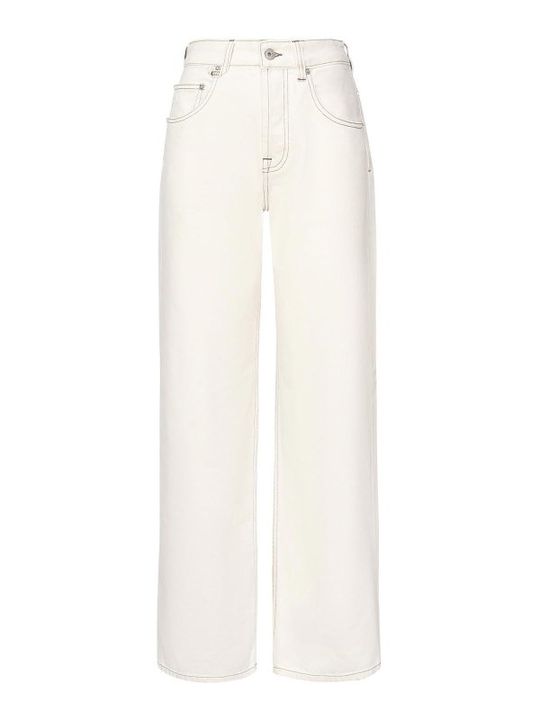 JACQUEMUS: straight leg jeans - Le De Nmes Large Jeans