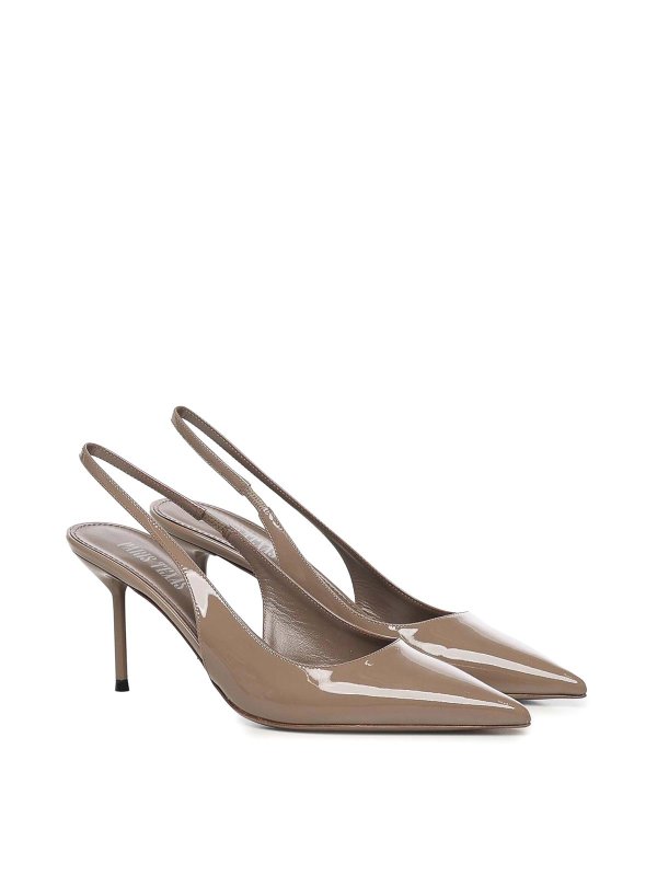 Paris Texas: sandals online - Lidia Patent Leather Slingbacks