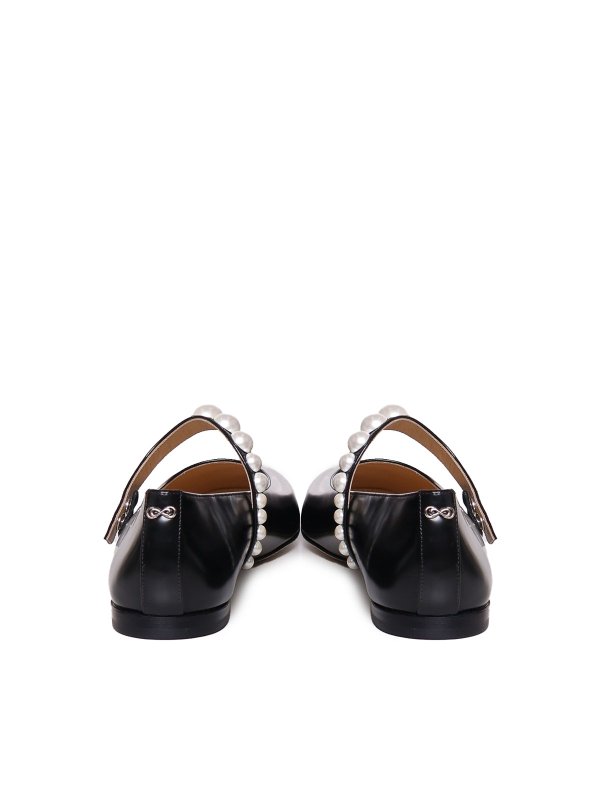 MACH & MACH: flat shoes online - Shiny Calfskin Ballet Flats