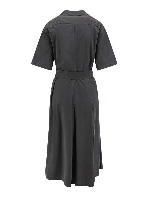 ASPESI: knee length dresses online - Cotton Midi Shirt Dress