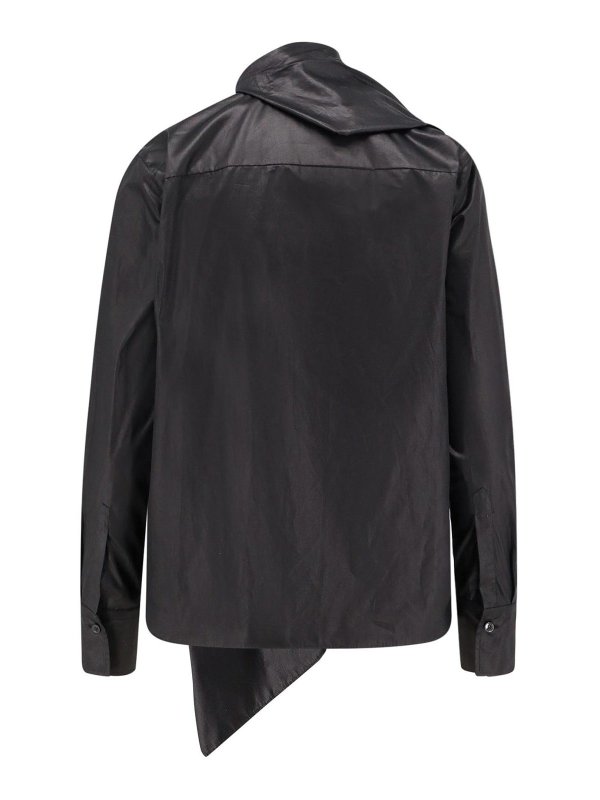 ALEXANDER MCQUEEN: casual jackets online - Cotton Shirt With Bow