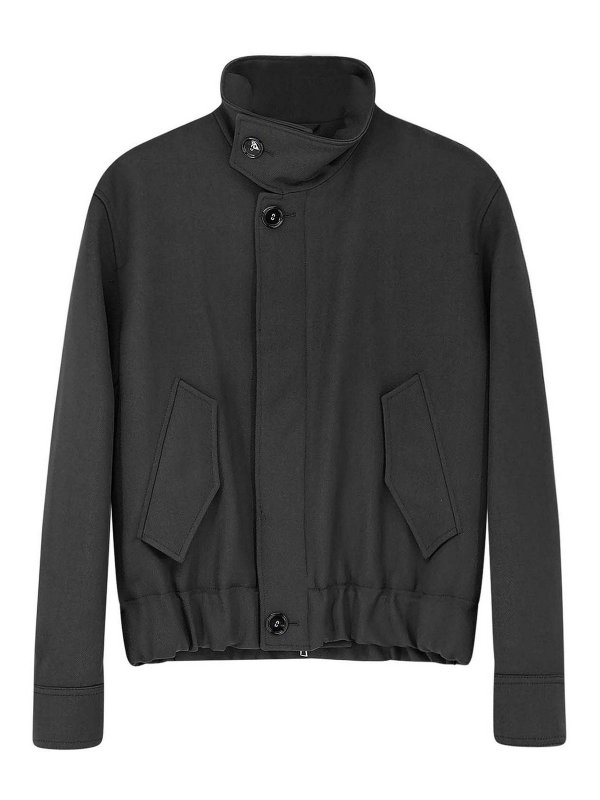 AMI PARIS: Chaquetas Bomber - Chaqueta Bomber - Gris