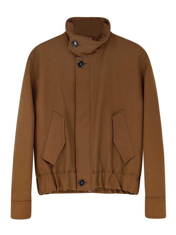 AMI PARIS: Bombers - Bomber - Marron
