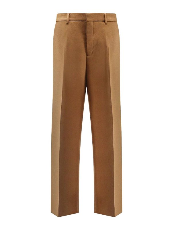 AMI PARIS: Pantalons casual - Pantalons Décontractés - Marron