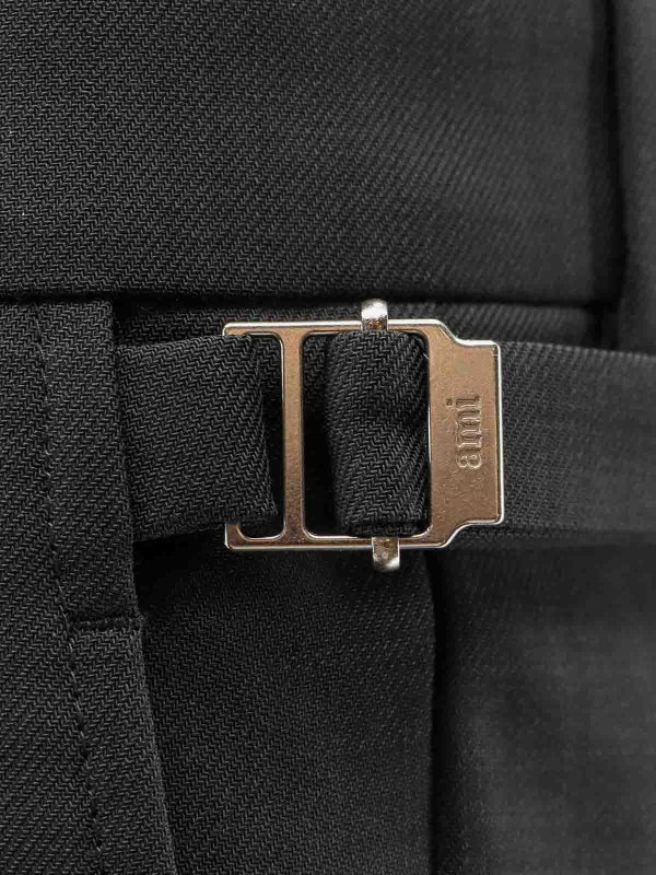 The Best Shops AMI PARIS: casual trousers - Virgin Wool Trousers