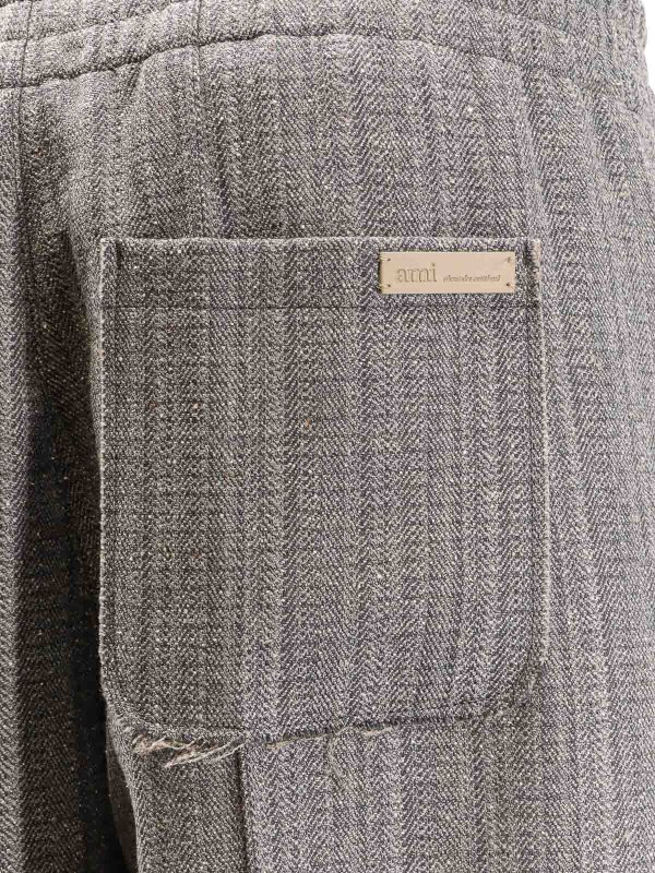 The Best Shops AMI PARIS: カジュアルトラウザー - カジュアルパンツ - ライトグレー