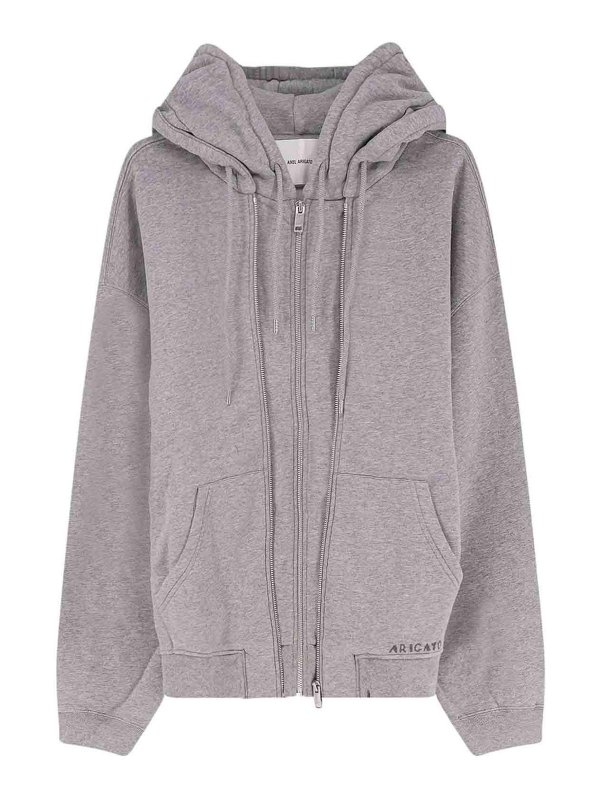 AXEL ARIGATO: Sweatshirts & Sweaters - Organic Cotton Sweatshirt With Hood
