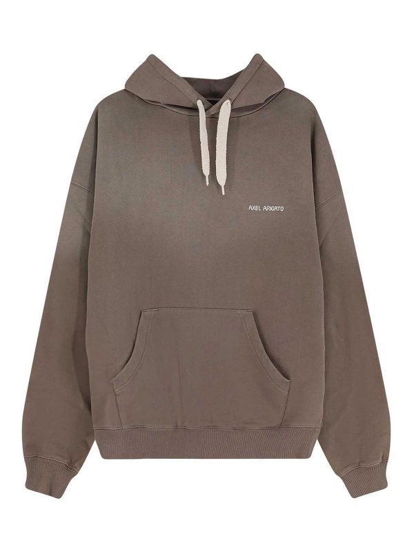 AXEL ARIGATO: Sweatshirts & Sweaters - Organic Cotton Sweatshirt With Hood