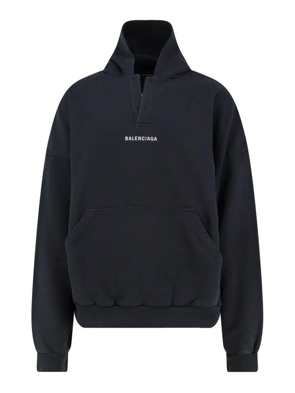 BALENCIAGA: Sweatshirts und Pullover - Sweatshirt - Schwarz
