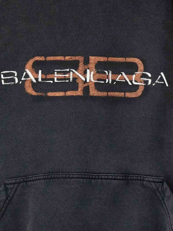 The Best Shops BALENCIAGA: Sweatshirts und Pullover - Sweatshirt - Schwarz