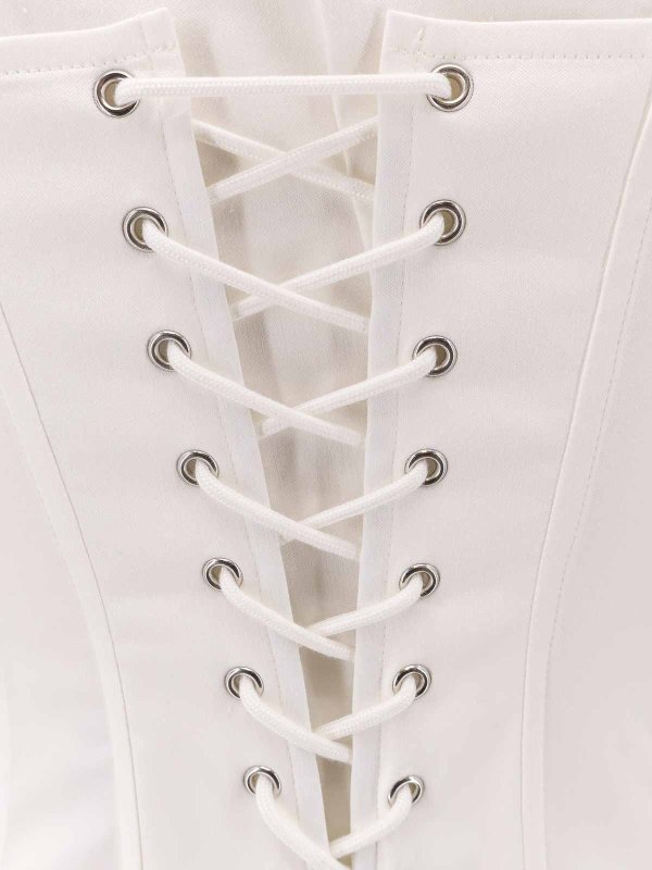 Cotton Blend Corset Shirt shop online: BALENCIAGA