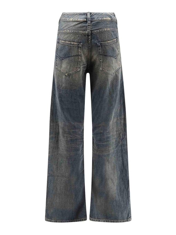 BALENCIAGA: straight leg jeans online - Jeans Curved Waist Pants