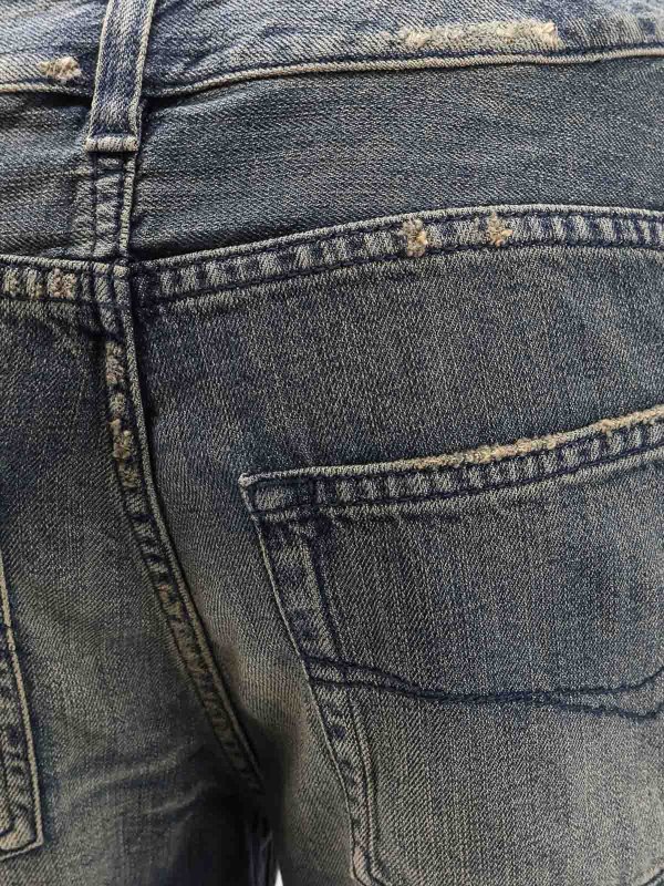 The Best Shops BALENCIAGA: straight leg jeans - Jeans Curved Waist Pants