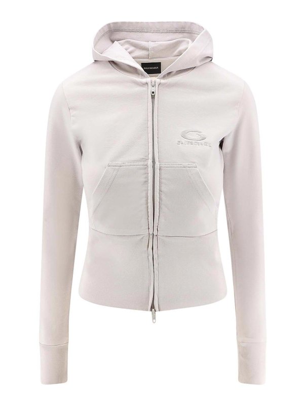 BALENCIAGA: Sweatshirts & Sweaters - Cotton Sweatshirt With Hood